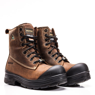 Royer Men's 4-Density Thisulate Brown 8